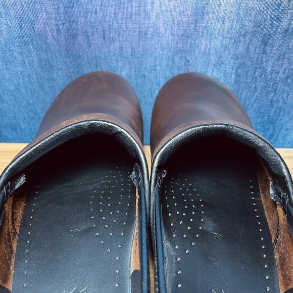 Dansko Professional Mens Clogs Shoes Oiled Leather Antique Brown Sz 45 11.5 12 main image 5